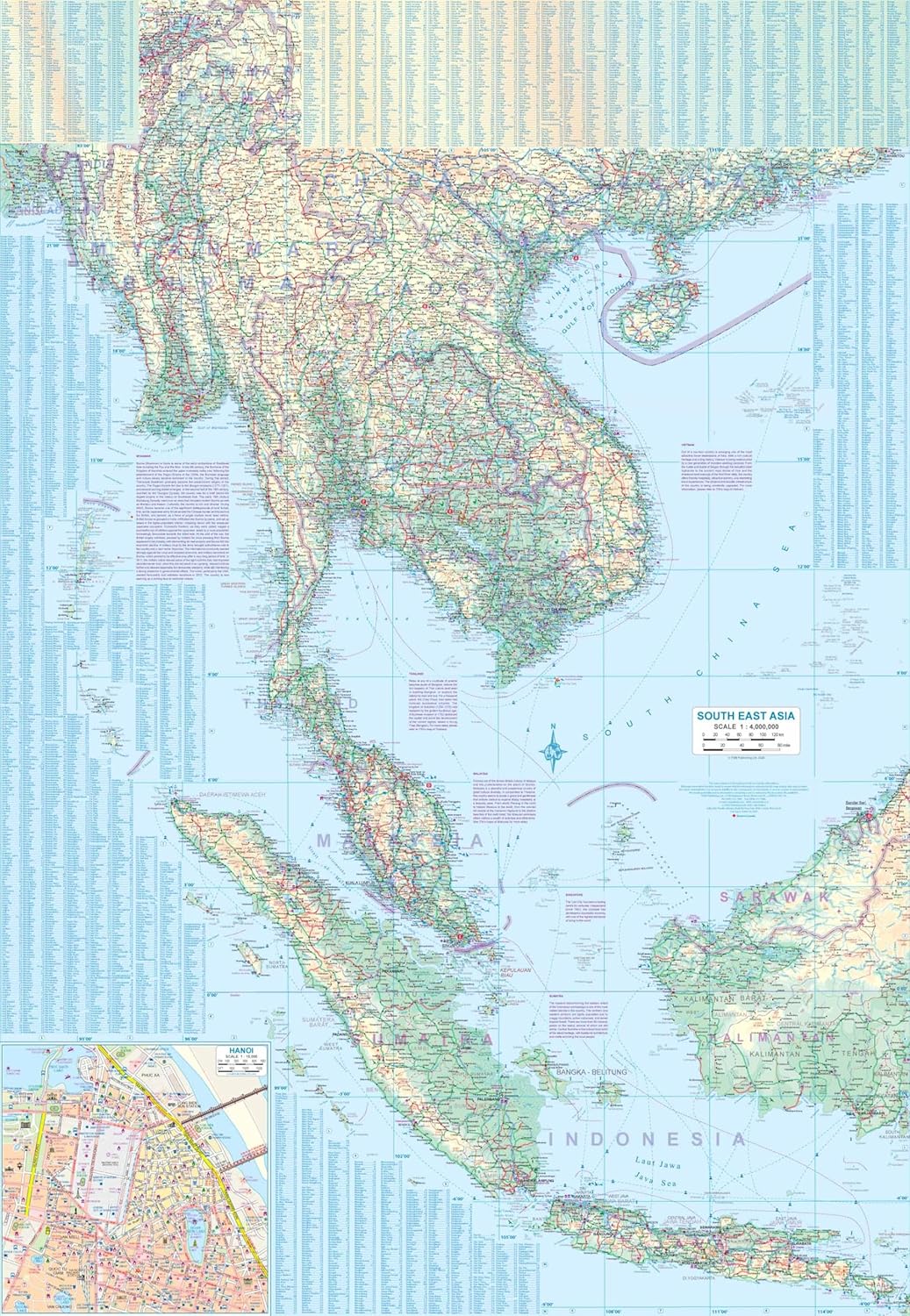 ITM South East Asia | landkaart, autokaart (1:4.000.000) 9781771297448 International Travel Maps Landkaarten en wegenkaarten Zuid-Oost Azië ITM South East Asia | landkaart, autokaart (1:4.000.000) 9781771297448 International Travel Maps Landkaarten en wegenkaarten Zuid-Oost Azië
