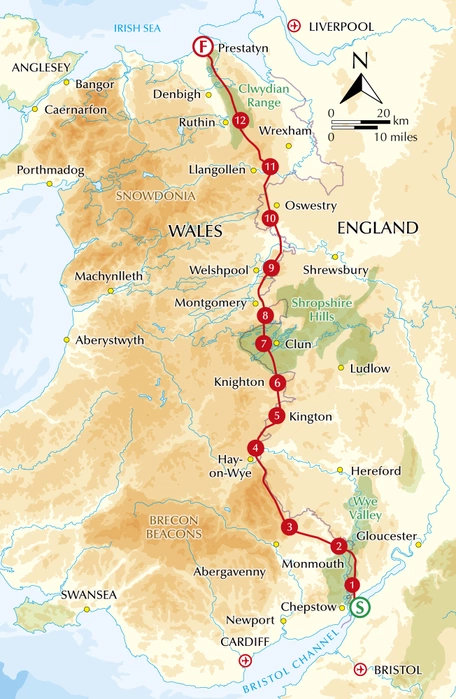 Offa's Dyke Path, Walking the | wandelgids 9781786312792 Cicerone Press Meerdaagse wandelroutes, Wandelgidsen Wales Offa's Dyke Path, Walking the | wandelgids 9781786312792 Cicerone Press Meerdaagse wandelroutes, Wandelgidsen Wales