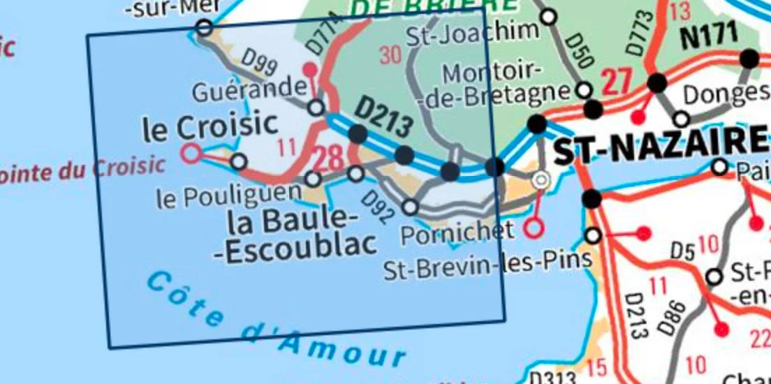 wandelkaart 1023OT La Baule, PNR de Brière 1:25.000 9782758551386 IGN IGN 25 Bretagne Wandelkaarten Bretagne wandelkaart 1023OT La Baule, PNR de Brière 1:25.000 9782758551386 IGN IGN 25 Bretagne Wandelkaarten Bretagne