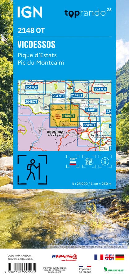wandelkaart 2148OT Vicdessos 1:25.000 9782758557265 IGN IGN 25 Franse Pyreneeën Wandelkaarten Franse Pyreneeën wandelkaart 2148OT Vicdessos 1:25.000 9782758557265 IGN IGN 25 Franse Pyreneeën Wandelkaarten Franse Pyreneeën