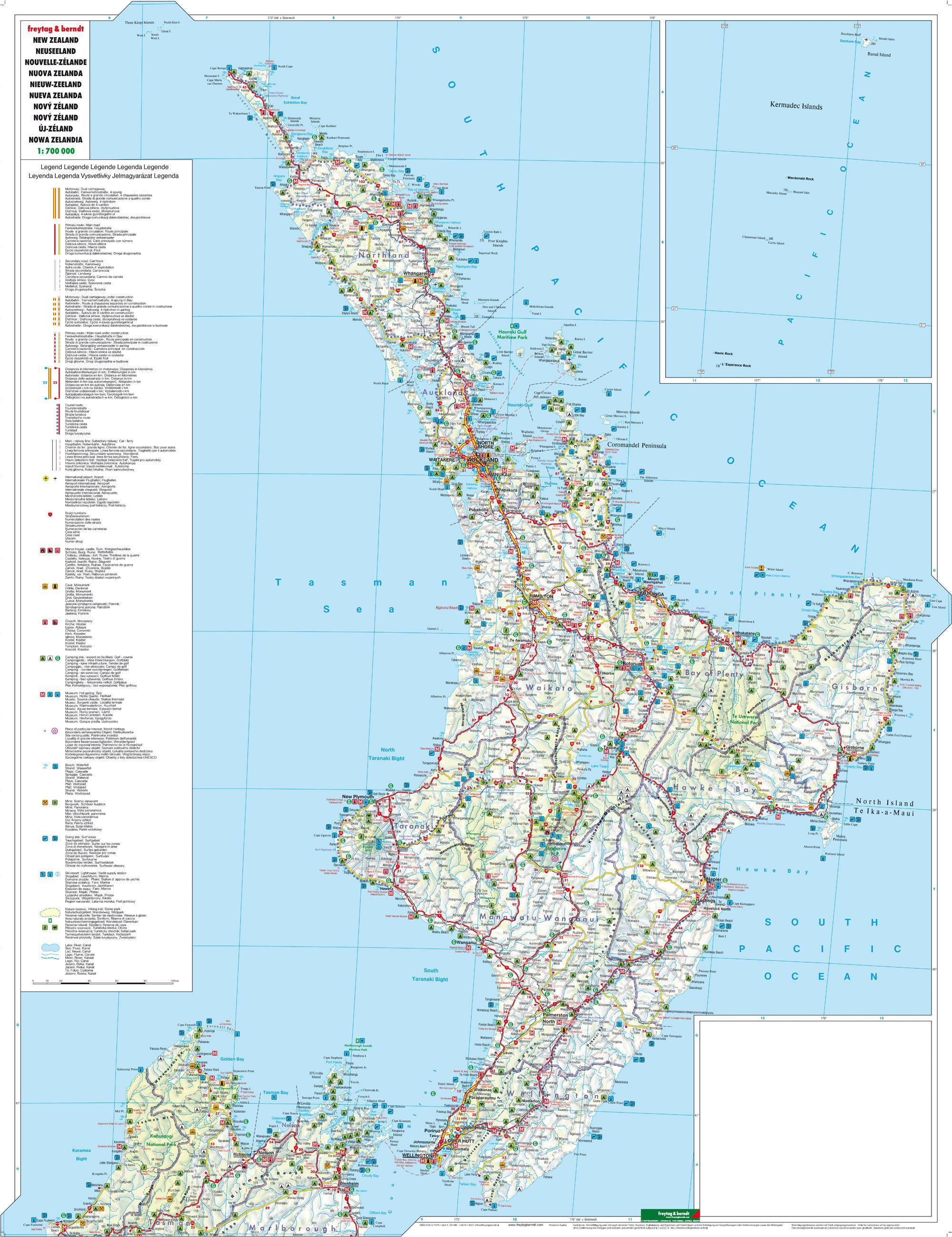 New Zealand | autokaart, wegenkaart 1:700.000 9783707924763 Freytag & Berndt Landkaarten en wegenkaarten Nieuw Zeeland New Zealand | autokaart, wegenkaart 1:700.000 9783707924763 Freytag & Berndt Landkaarten en wegenkaarten Nieuw Zeeland