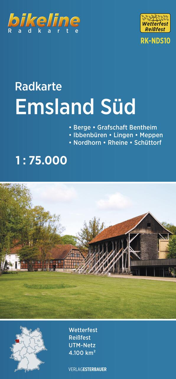 RK-NDS10 Emsland Süd 1:75.000 9783711100504 Esterbauer Bikeline Radkarten Fietskaarten Bremen, Ems, Weser, Hannover & overig Niedersachsen RK-NDS10 Emsland Süd 1:75.000 9783711100504 Esterbauer Bikeline Radkarten Fietskaarten Bremen, Ems, Weser, Hannover & overig Niedersachsen