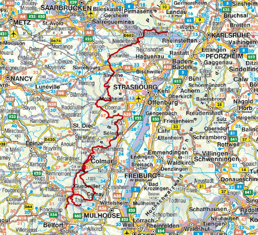 wandelgids GR 5 | Vogesen-Durchquerung Rother Wanderführer GR-5 9783763314362 Bergverlag Rother RWG Meerdaagse wandelroutes, Wandelgidsen Vogezen wandelgids GR 5 | Vogesen-Durchquerung Rother Wanderführer GR-5 9783763314362 Bergverlag Rother RWG Meerdaagse wandelroutes, Wandelgidsen Vogezen