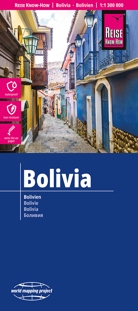 Bolivia landkaart, wegenkaart 1:1.300.000 9783831775521 Reise Know-How Verlag WMP, World Mapping Project Landkaarten en wegenkaarten Bolivia Bolivia landkaart, wegenkaart 1:1.300.000 9783831775521 Reise Know-How Verlag WMP, World Mapping Project Landkaarten en wegenkaarten Bolivia