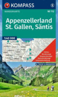 Kompass wandelkaart KP-112  Appenzellerland, St-Gallen, Saentis 9783991544043  Kompass Wandelkaarten Kompass Zwitserland  Wandelkaarten Midden- en Oost-Zwitserland