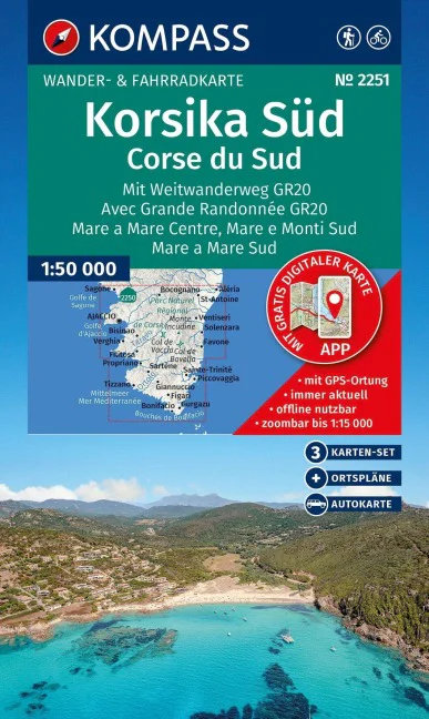 Kompass wandelkaart KP-2251 Zuid-Corsica 1:50.000 9783991546177 Kompass Wandelkaarten Wandelkaarten Corsica Kompass wandelkaart KP-2251 Zuid-Corsica 1:50.000 9783991546177 Kompass Wandelkaarten Wandelkaarten Corsica