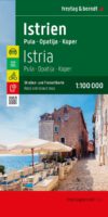 wegenkaart / overzichtskaart Istrië 1:100.000 9783991546757  Freytag & Berndt   Landkaarten en wegenkaarten Kroatië