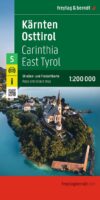 Karinthië - Oost Tirol | wegenkaart 1:200.000 9783991546771  Freytag & Berndt   Landkaarten en wegenkaarten Karinthië