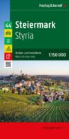 Steiermerk, Styria  1:150 000 9783991546849  Freytag & Berndt   Landkaarten en wegenkaarten Karinthië