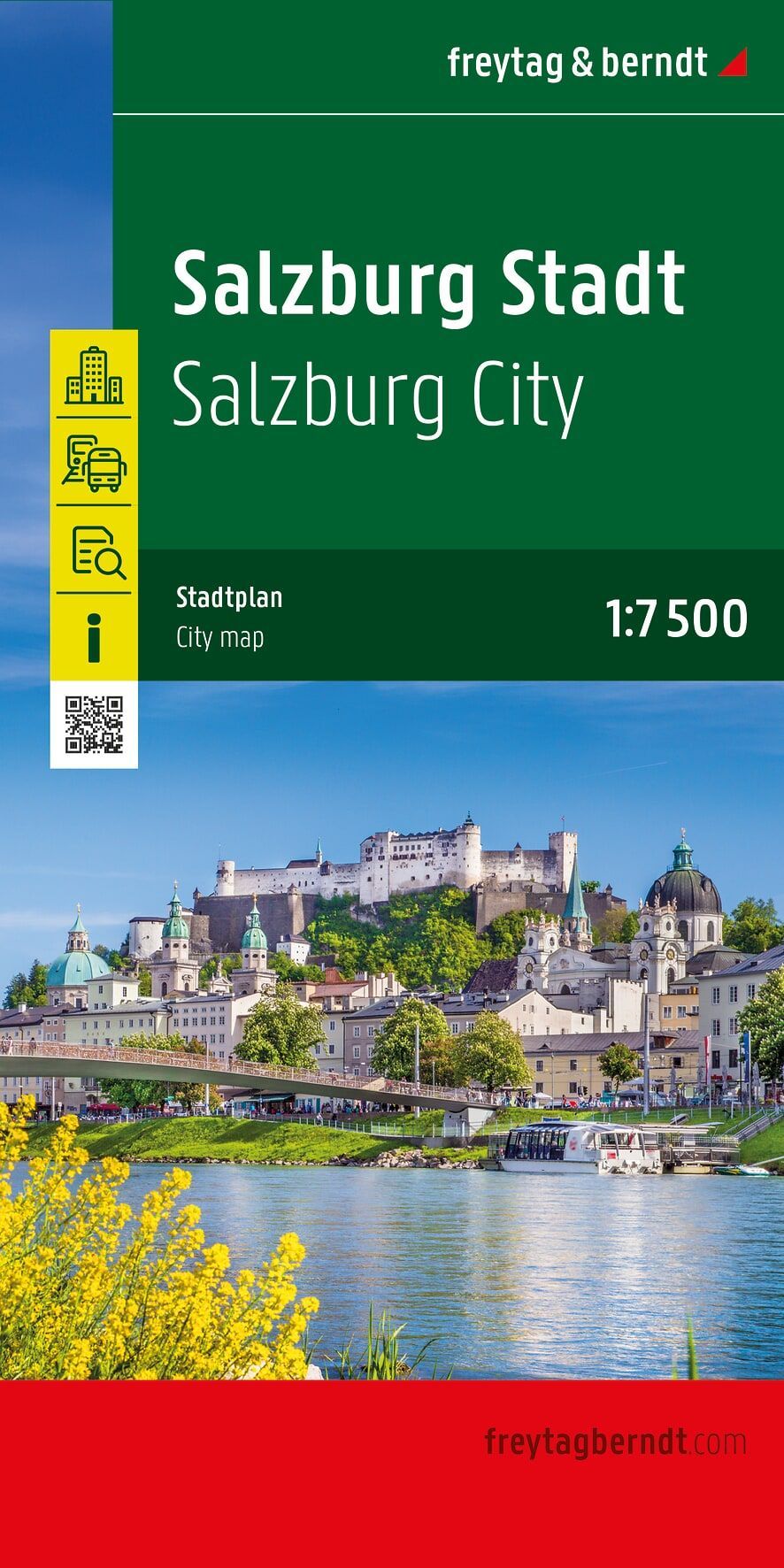 Salzburg | stadsplattegrond 1: 7.500 9783991547143 Freytag & Berndt Stadsplattegronden Salzburger Land & Stiermarken Salzburg | stadsplattegrond 1: 7.500 9783991547143 Freytag & Berndt Stadsplattegronden Salzburger Land & Stiermarken