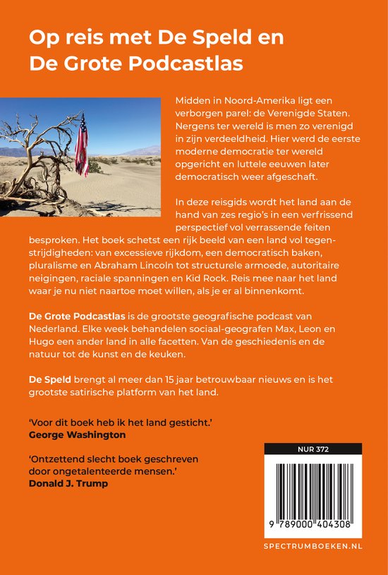 USA reisgids De Speld & De Grote Podcastlas 9789000404308 De Speld Spectrum Reisverhalen & literatuur Verenigde Staten USA reisgids De Speld & De Grote Podcastlas 9789000404308 De Speld Spectrum Reisverhalen & literatuur Verenigde Staten