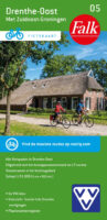 FFK-05  Drenthe-Oost | VVV fietskaart 1:50.000 9789028706385  Falk Fietskaarten met Knooppunten  Fietskaarten Drenthe