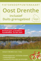 Fietsknooppuntenkaart van Oost Drenthe en het Duitse grensgebied 1:100.000 | DrentheKaarten 9789083137315 DrentheKaarten DrentheKaarten   Fietsgidsen Drenthe