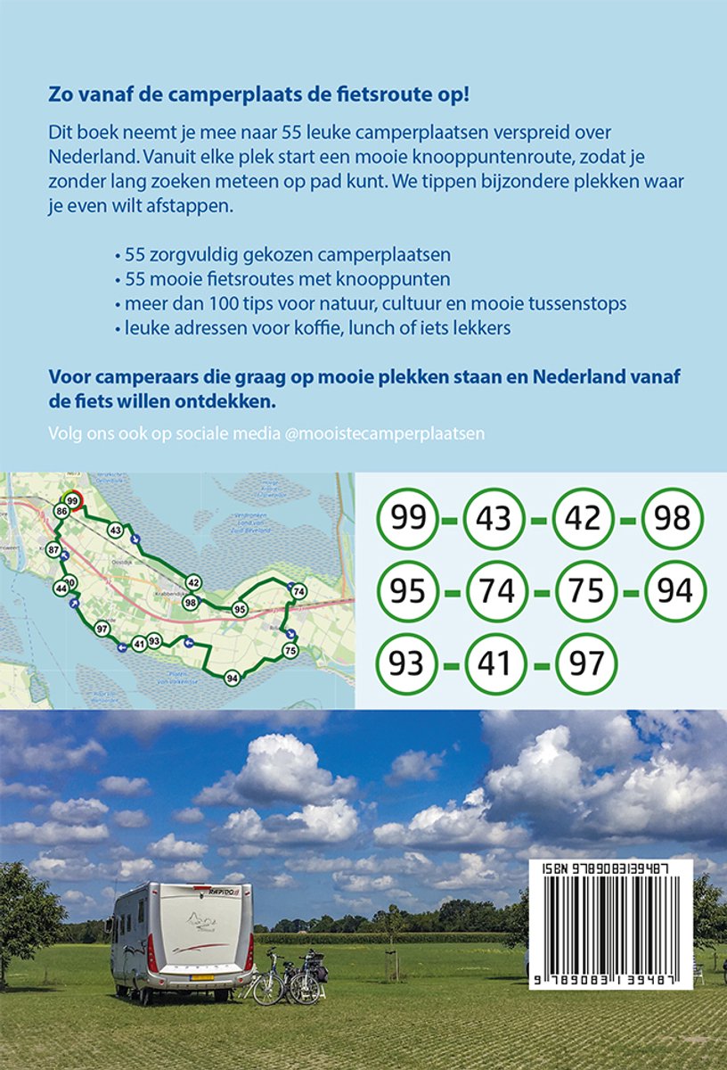 55x eropuit met camper en fiets in Nederland 9789083139487 Nicolette Knobbe Orange Books Fietsgidsen Nederland 55x eropuit met camper en fiets in Nederland 9789083139487 Nicolette Knobbe Orange Books Fietsgidsen Nederland
