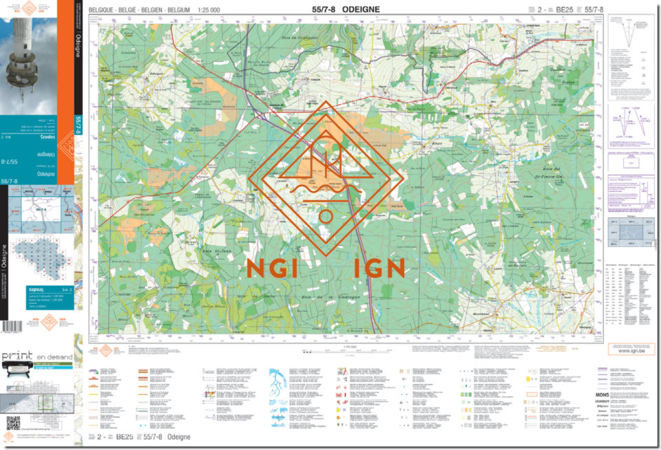 NGI-55/7-8 Odeigne-Bihain | topografische wandelkaart 1:25.000 9789462356771 Nationaal Geografisch Instituut NGI Wallonië 1:25.000 Wandelkaarten Wallonië (Ardennen) NGI-55/7-8 Odeigne-Bihain | topografische wandelkaart 1:25.000 9789462356771 Nationaal Geografisch Instituut NGI Wallonië 1:25.000 Wandelkaarten Wallonië (Ardennen)