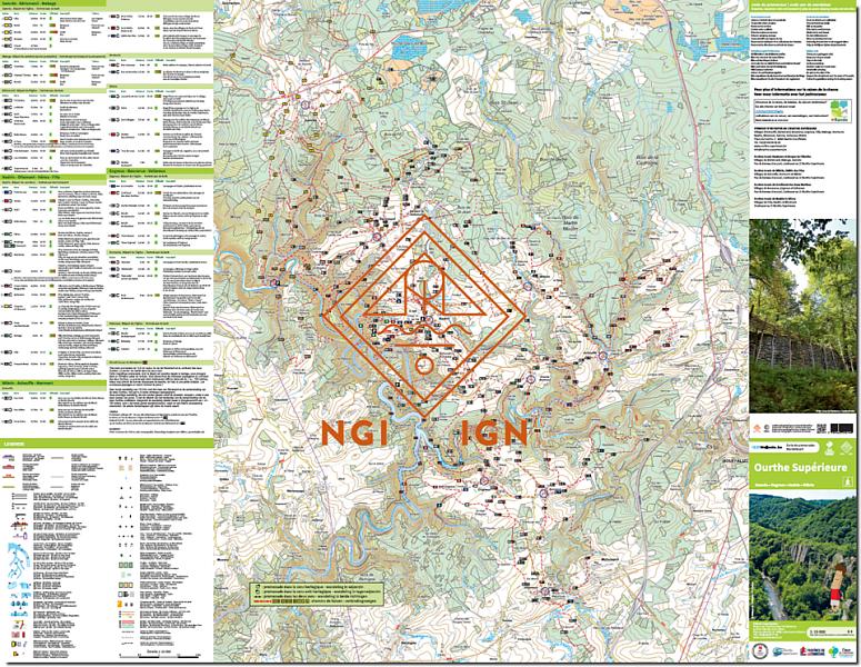 wandelkaart Ourthe Supérieure 1:25.000 9789462358164 NGI / VVV NGI / VVV wandelkaarten Wandelkaarten Wallonië (Ardennen) wandelkaart Ourthe Supérieure 1:25.000 9789462358164 NGI / VVV NGI / VVV wandelkaarten Wandelkaarten Wallonië (Ardennen)