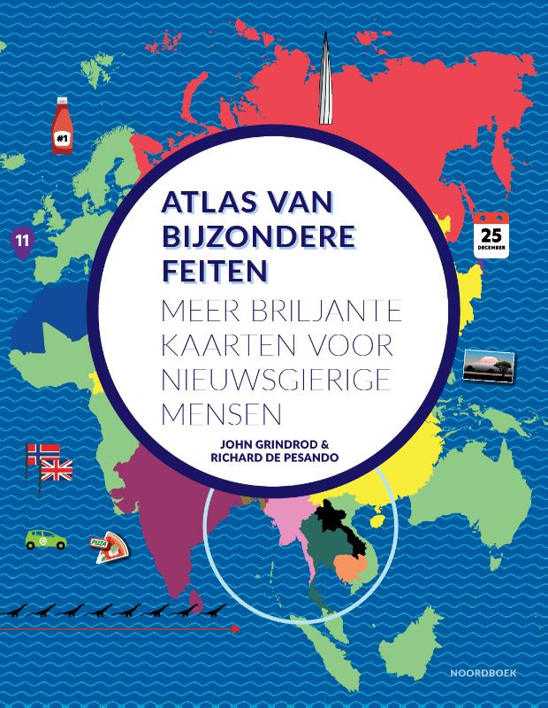 Atlas van bijzondere feiten 9789464715408 Meer briljante kaarten voor nieuwsgierige mensen Noordboek Landeninformatie Wereld als geheel Atlas van bijzondere feiten 9789464715408 Meer briljante kaarten voor nieuwsgierige mensen Noordboek Landeninformatie Wereld als geheel