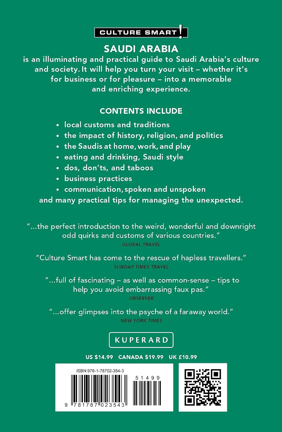 Saudi Arabia Culture Smart! 9781787023543 Kuperard Culture Smart Landeninformatie Saudi-Arabië Saudi Arabia Culture Smart! 9781787023543 Kuperard Culture Smart Landeninformatie Saudi-Arabië
