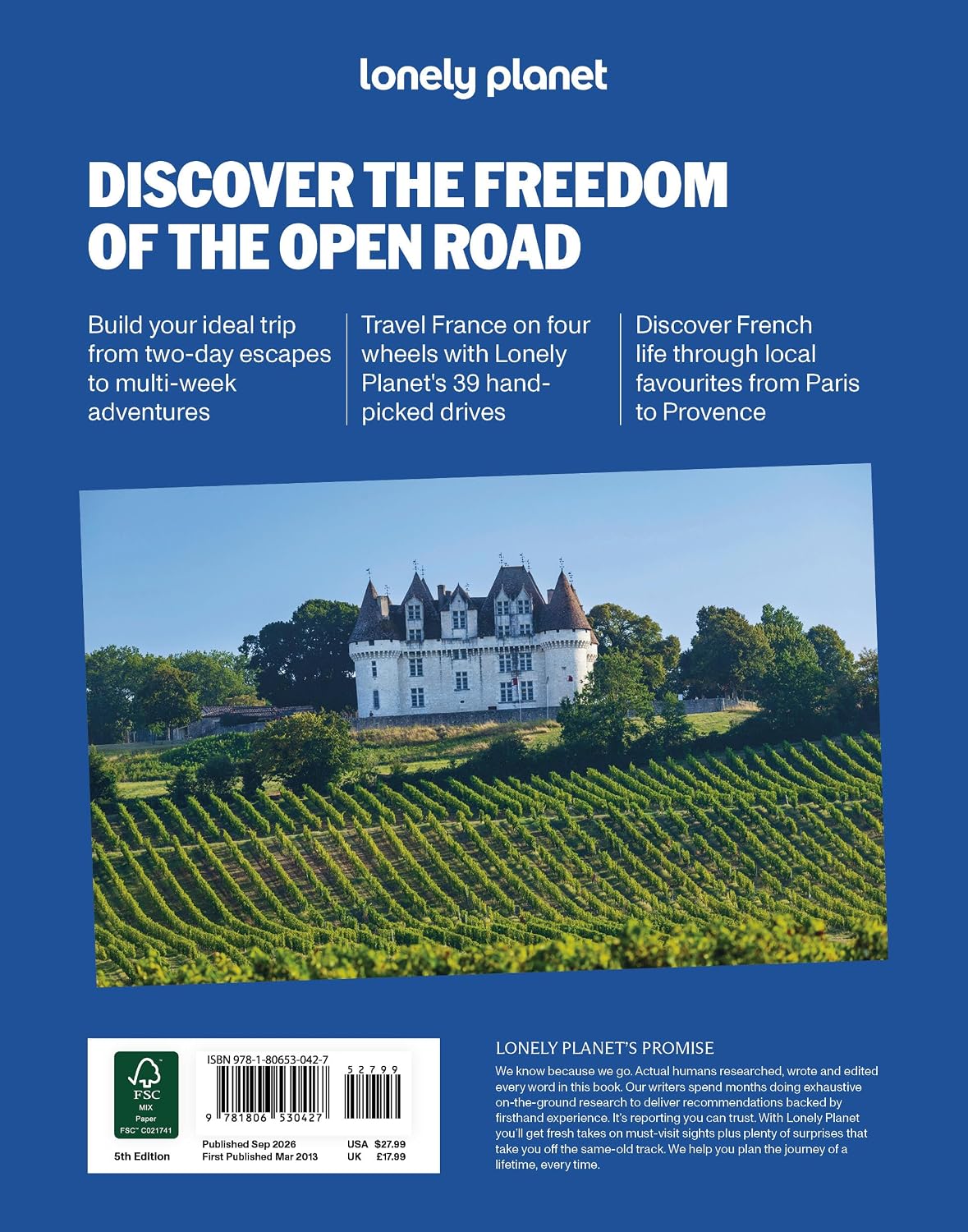Best Road Trips France | Lonely Planet 9781806530427 Lonely Planet Best Road Trips Reisgidsen Frankrijk Best Road Trips France | Lonely Planet 9781806530427 Lonely Planet Best Road Trips Reisgidsen Frankrijk