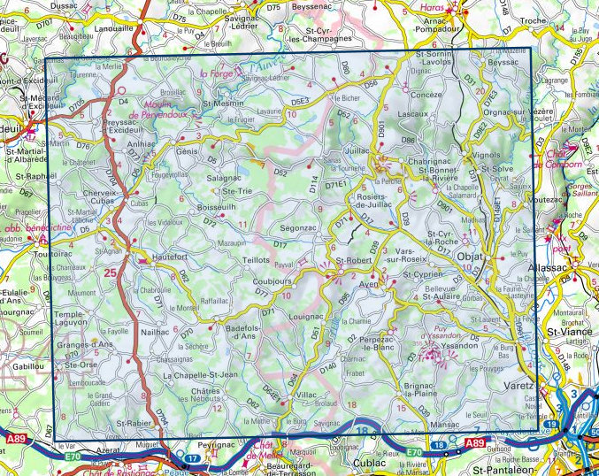 SB-2034 Hautefort, Objat | wandelkaart 1:25.000 9782758548294 IGN IGN 25 Dordogne Wandelkaarten Dordogne SB-2034 Hautefort, Objat | wandelkaart 1:25.000 9782758548294 IGN IGN 25 Dordogne Wandelkaarten Dordogne