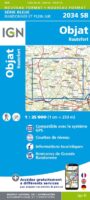 SB-2034  Hautefort, Objat | wandelkaart 1:25.000 9782758548294  IGN IGN 25 Dordogne  Wandelkaarten Dordogne