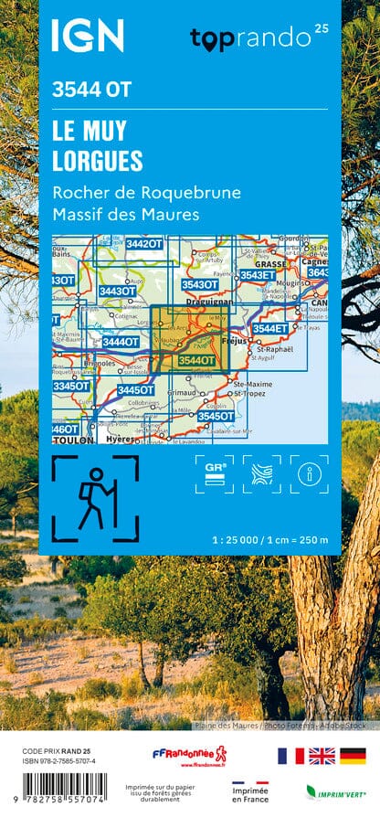 wandelkaart 3544OT Le Muy, Lorgues 1:25.000 9782758557074 IGN IGN 25 Côte-d'Azur, Var Wandelkaarten Côte d’Azur wandelkaart 3544OT Le Muy, Lorgues 1:25.000 9782758557074 IGN IGN 25 Côte-d'Azur, Var Wandelkaarten Côte d’Azur