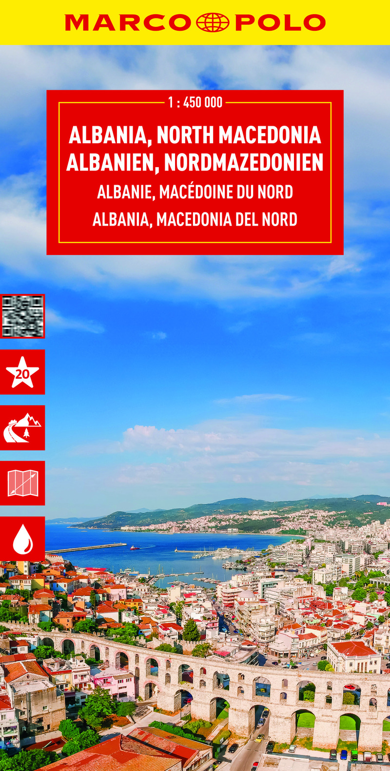 Albanië - Noord-Macedonië wegenkaart 1:450.000 9783575024114 Marco Polo (D) MP Wegenkaarten Landkaarten en wegenkaarten Albanië, Noord-Macedonië Albanië - Noord-Macedonië wegenkaart 1:450.000 9783575024114 Marco Polo (D) MP Wegenkaarten Landkaarten en wegenkaarten Albanië, Noord-Macedonië