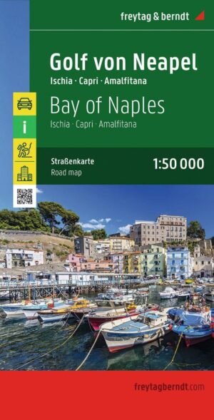 Golf van Napels/ Ischia/ Capri/ Amalfikust 1:50.000 9783707901771  Freytag & Berndt   Wandelkaarten Napels, Amalfi, Cilento, Campanië