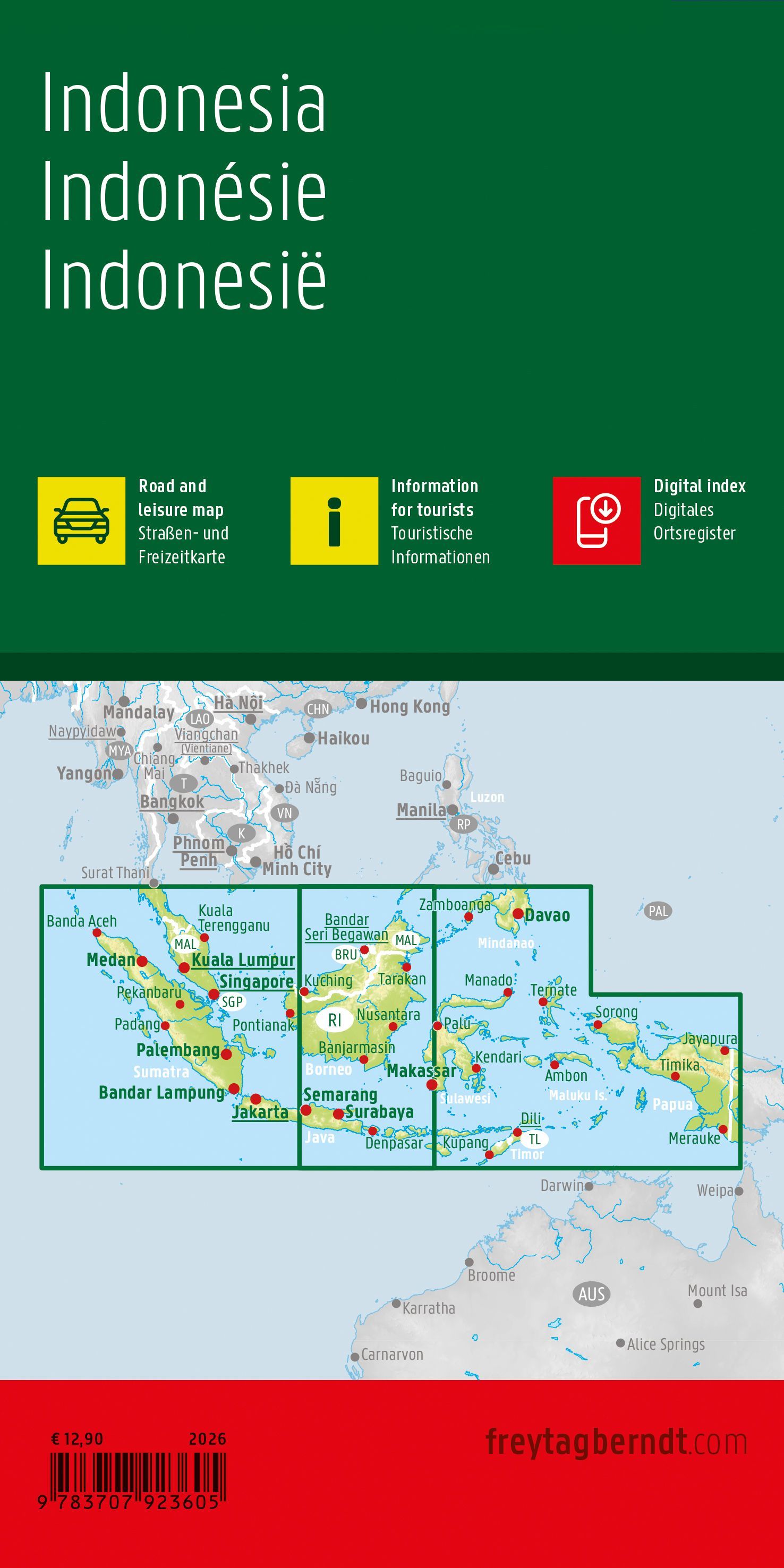 Indonesië | autokaart, wegenkaart 1:3.200.000 9783707923605 Freytag & Berndt Landkaarten en wegenkaarten Indonesië Indonesië | autokaart, wegenkaart 1:3.200.000 9783707923605 Freytag & Berndt Landkaarten en wegenkaarten Indonesië