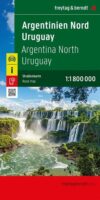 Argentinië Noord, Uruguay  overzichtskaart - wegenkaart 1:1.800.000 9783707923773  Freytag & Berndt   Landkaarten en wegenkaarten Argentinië