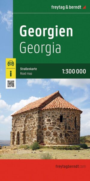 Georgië | autokaart, wandelkaart 1:300.000 9783707925104  Freytag & Berndt   Landkaarten en wegenkaarten Georgië