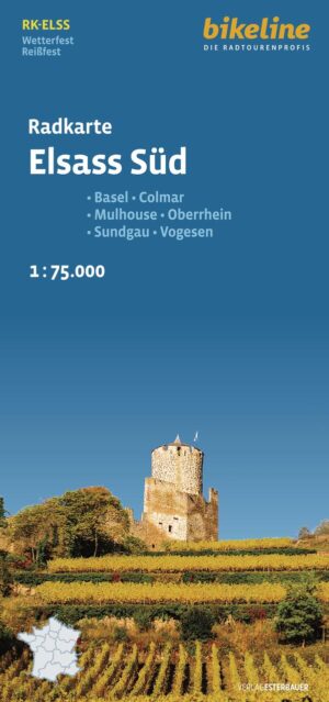 RK-ELS03  Elsass Süd 1:75.000 9783711103307  Esterbauer Bikeline Radkarten  Fietskaarten Vogezen