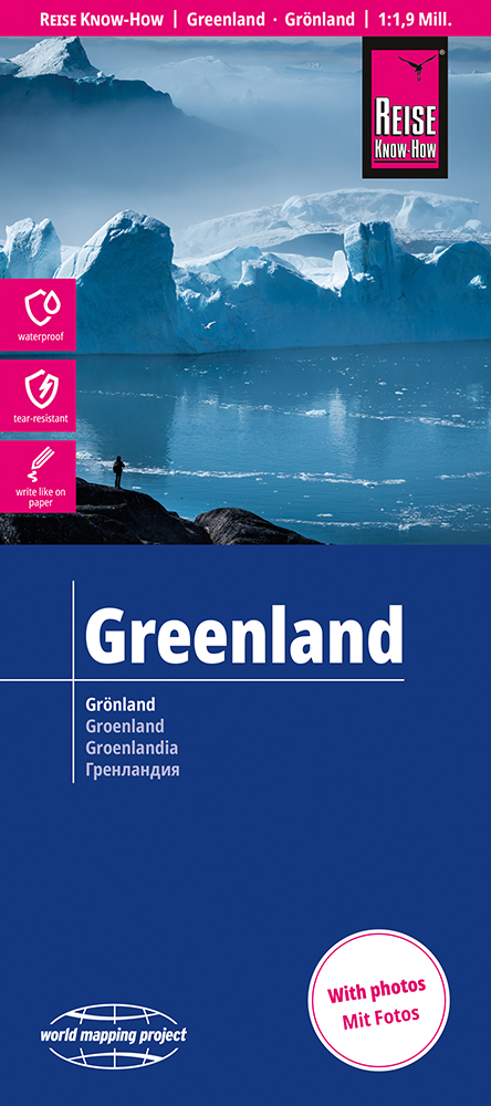 Groenland landkaart, wegenkaart 1:1.900.000 9783831775149 Reise Know-How Verlag WMP, World Mapping Project Landkaarten en wegenkaarten Groenland Groenland landkaart, wegenkaart 1:1.900.000 9783831775149 Reise Know-How Verlag WMP, World Mapping Project Landkaarten en wegenkaarten Groenland