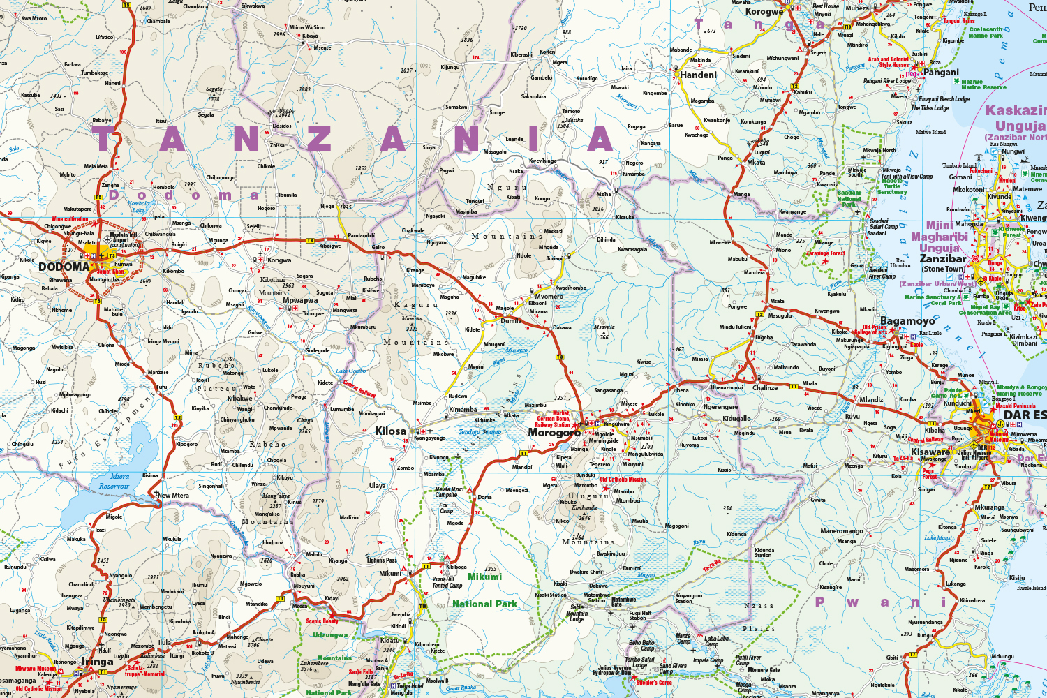 Tanzania landkaart, wegenkaart 1:1.200.000 9783831775453 Reise Know-How Verlag WMP, World Mapping Project Landkaarten en wegenkaarten Tanzania, Zanzibar Tanzania landkaart, wegenkaart 1:1.200.000 9783831775453 Reise Know-How Verlag WMP, World Mapping Project Landkaarten en wegenkaarten Tanzania, Zanzibar