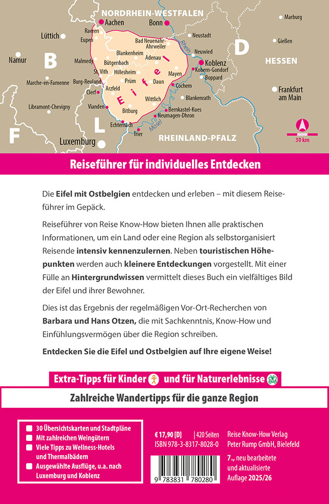 Eifel mit Ostbelgien | reisgids 9783831780280 Reise Know-How Verlag Reisgidsen Eifel Eifel mit Ostbelgien | reisgids 9783831780280 Reise Know-How Verlag Reisgidsen Eifel