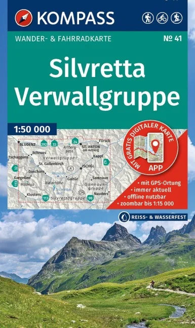 Kompass wandelkaart KP-41 Silvretta en Verwallgruppe 1:50.000 9783991544531 Kompass Wandelkaarten Kompass Oostenrijk Wandelkaarten Vorarlberg Kompass wandelkaart KP-41 Silvretta en Verwallgruppe 1:50.000 9783991544531 Kompass Wandelkaarten Kompass Oostenrijk Wandelkaarten Vorarlberg