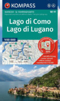 Kompass wandelkaart KP-91 Comomeer en Luganomeer 1:50.000 9783991545262  Kompass Wandelkaarten Kompass Italië  Wandelkaarten Milaan, Lombardije, Italiaanse Meren