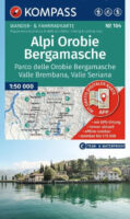 Kompass wandelkaart KP-104 Alpi Orobie Bergamasche 9783991545484  Kompass Wandelkaarten Kompass Italië  Wandelkaarten Milaan, Lombardije, Italiaanse Meren