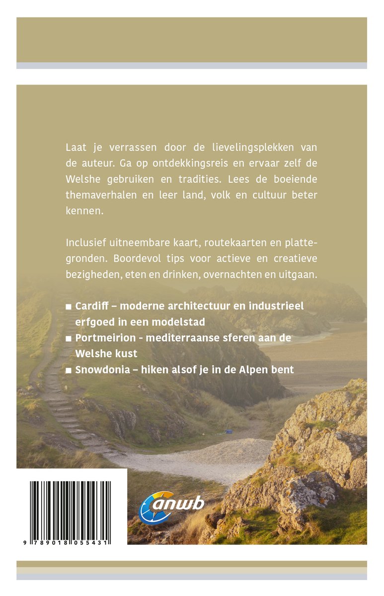 ANWB reisgids Ontdek Wales 9789018055431 ANWB ANWB Ontdek gidsen Reisgidsen Wales ANWB reisgids Ontdek Wales 9789018055431 ANWB ANWB Ontdek gidsen Reisgidsen Wales