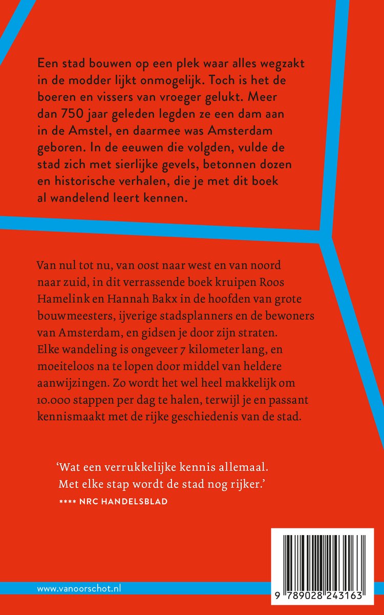 Amsterdam in 10.000 stappen | Roos Hamelink 9789028243163 Roos Hamelink Van Oorschot Reisgidsen, Wandelgidsen Amsterdam Amsterdam in 10.000 stappen | Roos Hamelink 9789028243163 Roos Hamelink Van Oorschot Reisgidsen, Wandelgidsen Amsterdam