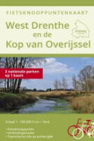 Fietsknooppuntenkaart van West Drenthe en de Kop van Overijssel 1:100.000 | DrentheKaarten 9789083137384 DrentheKaarten DrentheKaarten   Fietsgidsen Drenthe