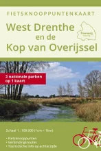 Fietsknooppuntenkaart van West Drenthe en de Kop van Overijssel 1:100.000 | DrentheKaarten 9789083137384 DrentheKaarten DrentheKaarten   Fietsgidsen Drenthe