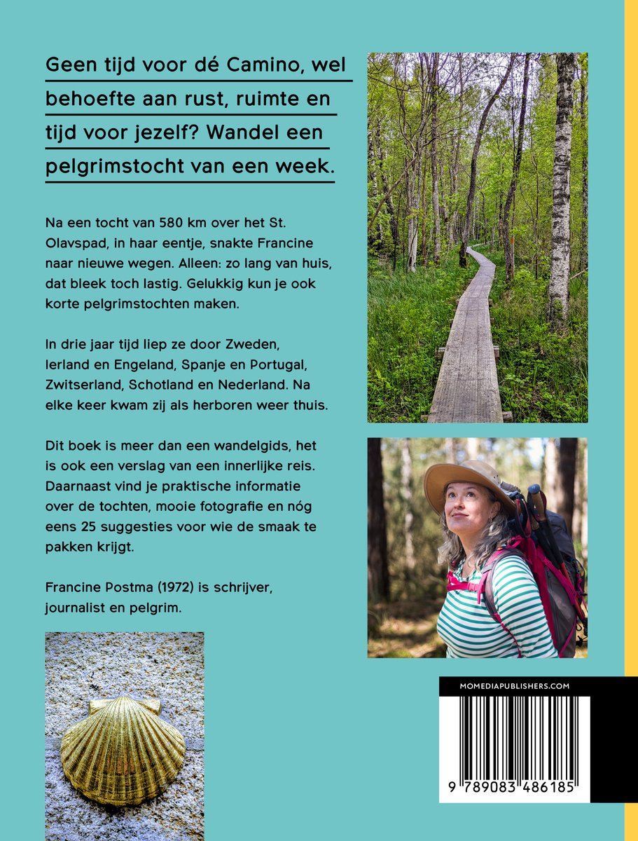 Pelgrim voor een week | Francine Postma 9789083486185 Francine Postma Mo'Media Fjord Reisverhalen & literatuur, Santiago de Compostela Benelux Pelgrim voor een week | Francine Postma 9789083486185 Francine Postma Mo'Media Fjord Reisverhalen & literatuur, Santiago de Compostela Benelux