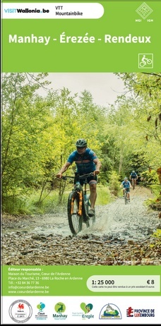 wandelkaart Érezée, Manhay 1:25.000 9789462357020  NGI / VVV NGI / VVV wandelkaarten  Wandelkaarten Wallonië (Ardennen)