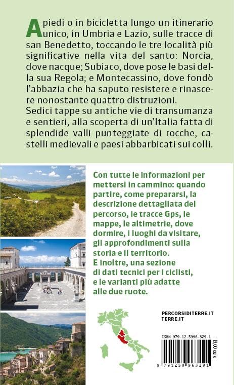 Il Cammino di San Benedetto 9791259963291 Terre di Mezzo Wandelgidsen Rome, Lazio, Umbrië Il Cammino di San Benedetto 9791259963291 Terre di Mezzo Wandelgidsen Rome, Lazio, Umbrië