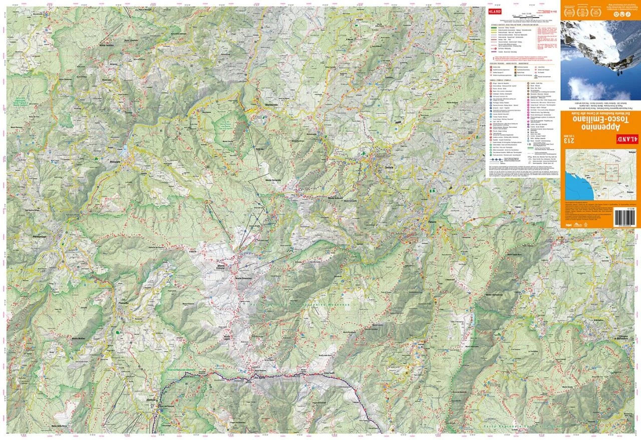 IM-213 Apennino-Tosco-Emiliano wandelkaart 1:25.000 9791280496829 Idea Montagna 4LAND Wandelkaarten Toscane, Florence IM-213 Apennino-Tosco-Emiliano wandelkaart 1:25.000 9791280496829 Idea Montagna 4LAND Wandelkaarten Toscane, Florence