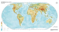 Equal Earth fysisch wandkaart  1:36.400.000 5425013062411  Kaarten en Atlassen   Geen categorie 