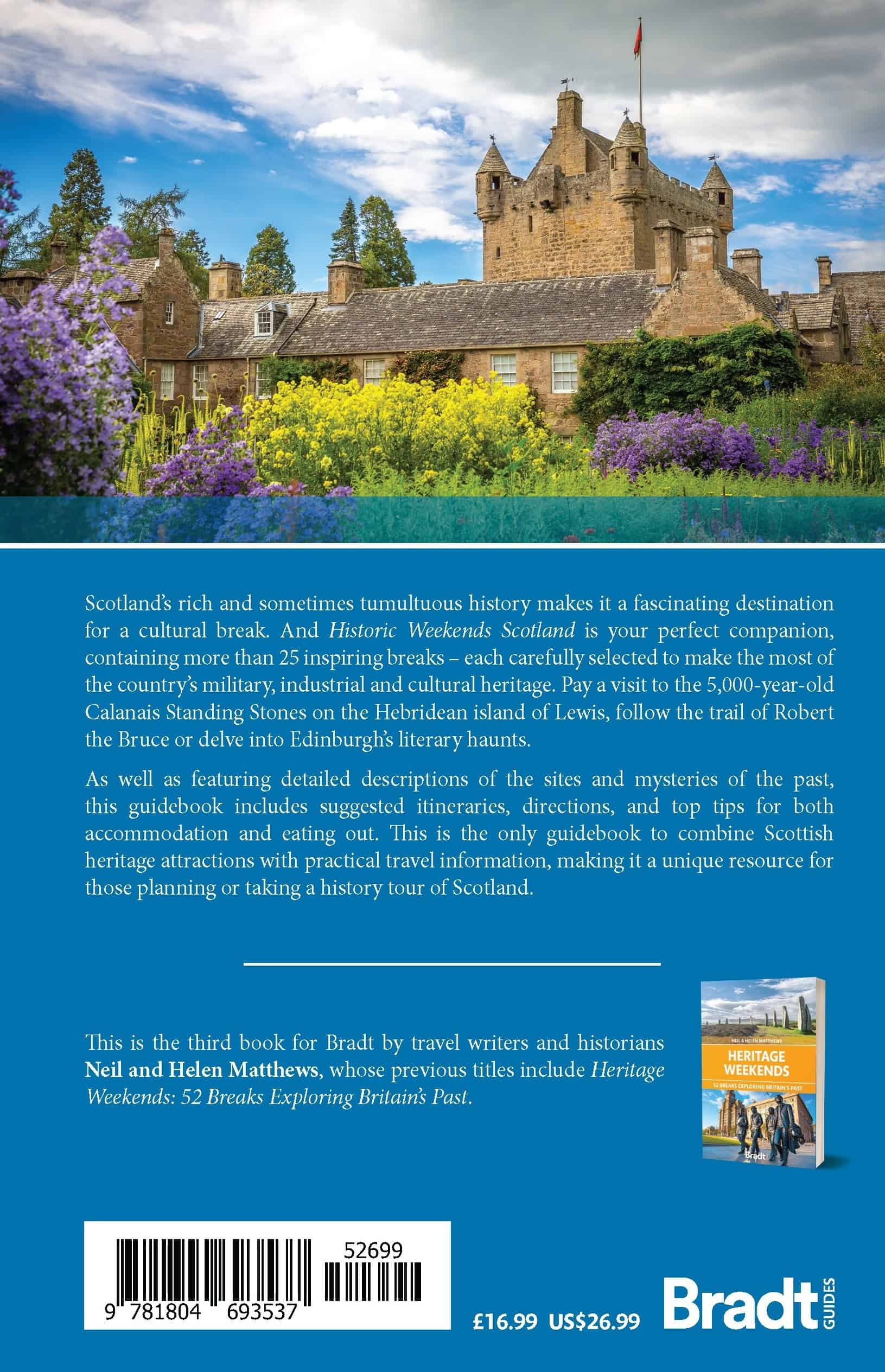 Historic Weekends Scotland | Bradt travel guide 9781804693537 Helen and Neil Matthews Bradt Reisgidsen Schotland Historic Weekends Scotland | Bradt travel guide 9781804693537 Helen and Neil Matthews Bradt Reisgidsen Schotland