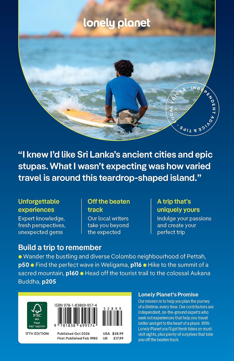 Lonely Planet Sri Lanka 9781838699574 Lonely Planet Travel Guides Reisgidsen Sri Lanka Lonely Planet Sri Lanka 9781838699574 Lonely Planet Travel Guides Reisgidsen Sri Lanka