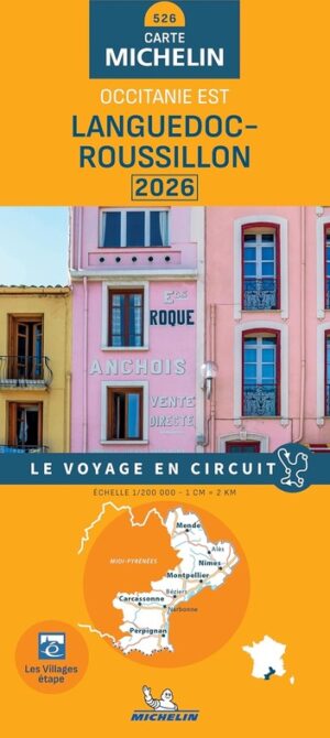 526 Languedoc-Roussillon | Michelin  wegenkaart, autokaart 1:200.000 9782067269385  Michelin Regionale kaarten  Landkaarten en wegenkaarten Cevennen, Languedoc